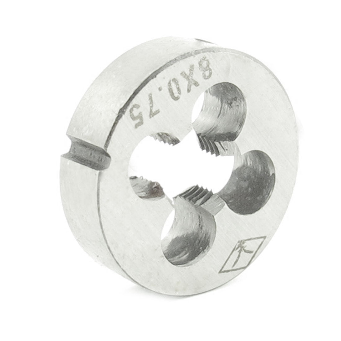 Harfington Steel 7mm Thickness Metric M8 x 0.75mm Screw Thread Round Die Tool