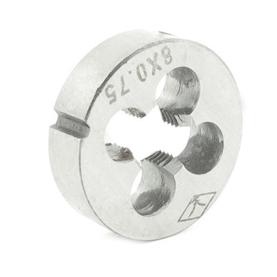 Harfington Steel 7mm Thickness Metric M8 x 0.75mm Screw Thread Round Die Tool