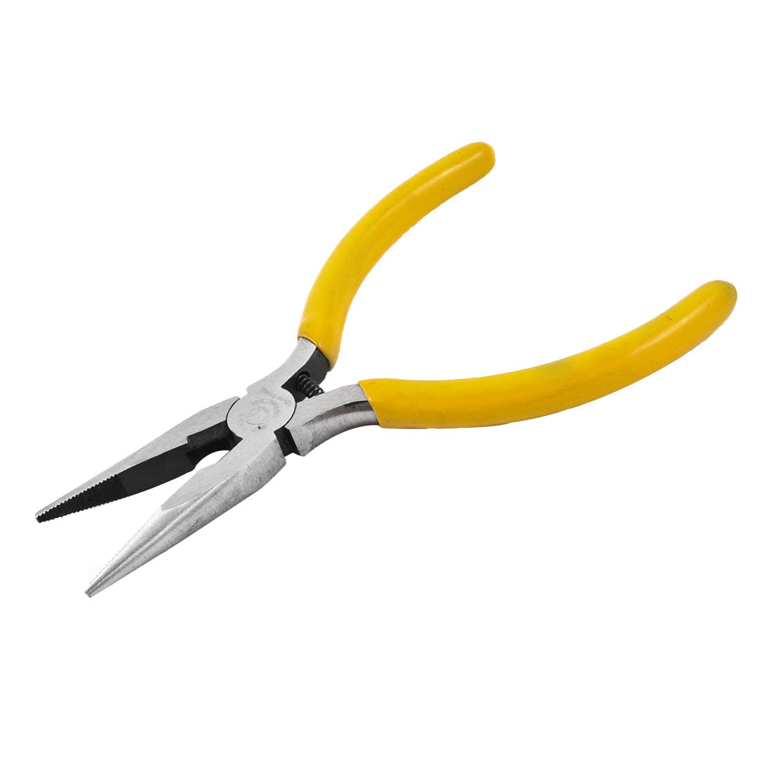 Harfington 5" Yellow Grips Straight Needle Nose Plier Hand Repair Tool