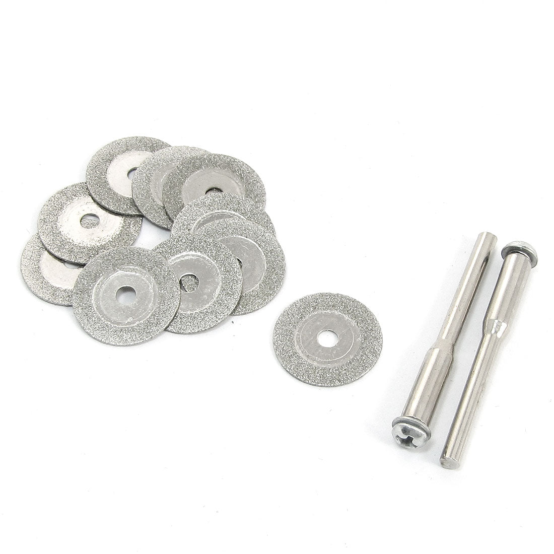 Harfington 16mm x 1mm Gray Flaring Cup Type Diamond Grinding Wheel Cutter 10PCS