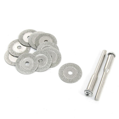 Harfington 16mm x 1mm Gray Flaring Cup Type Diamond Grinding Wheel Cutter 10PCS
