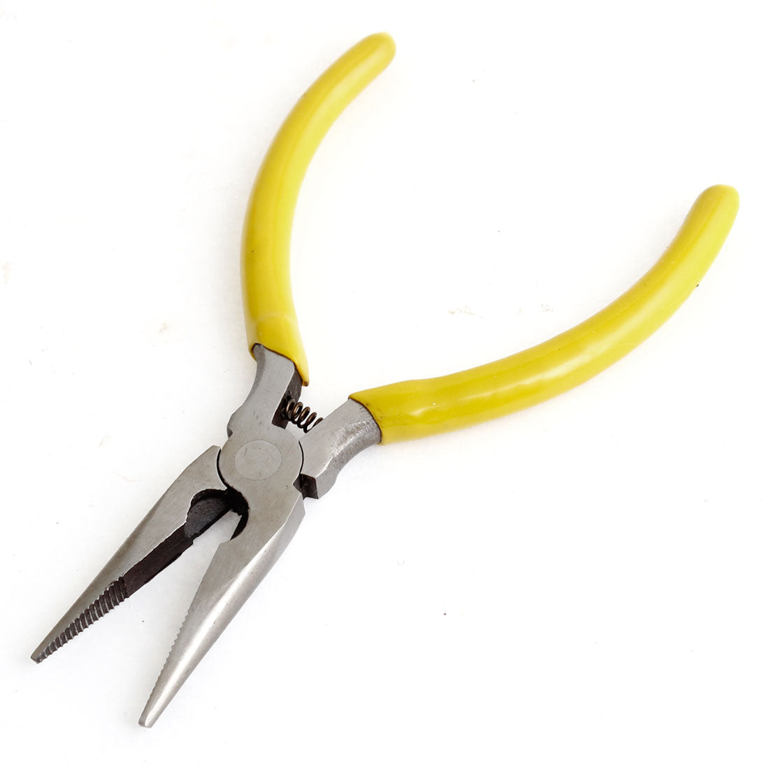 Harfington 130mm Long Plastic Coated Grip Needle Long Nose Pliers Handware Tool