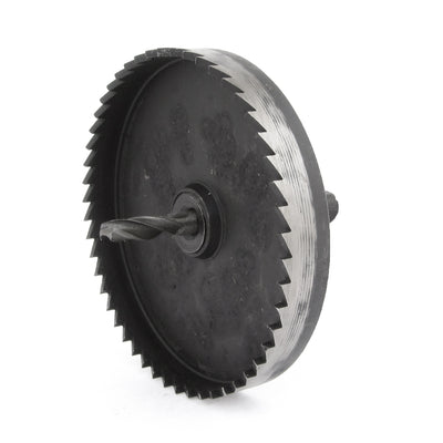 Harfington Black HSS 6mm Twist Drilling Bit 85mm Cutting Tool Hole Saw