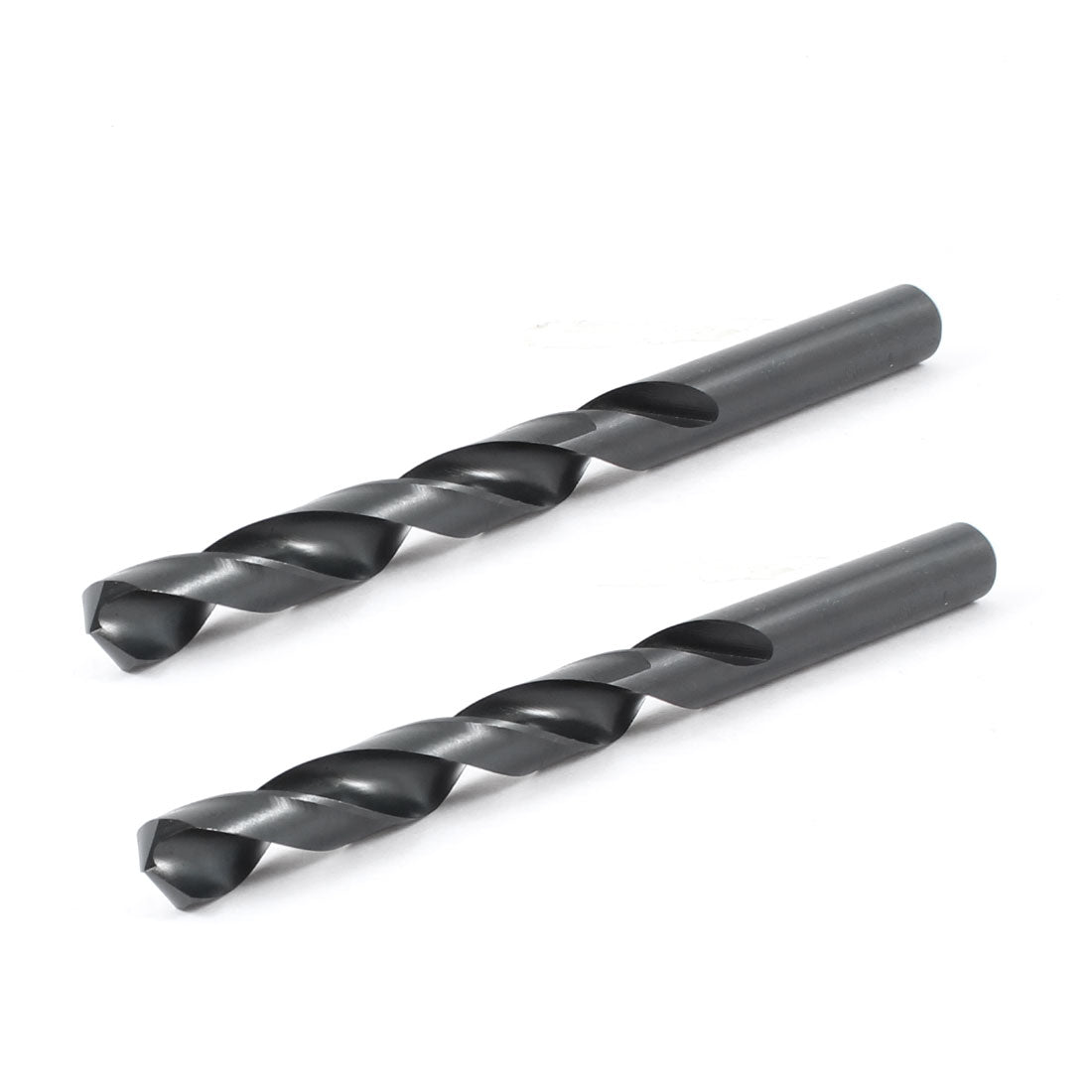 Harfington 130mm Long HSS 10mm Diameter Straight Shank Twist Drill Bit 2pcs