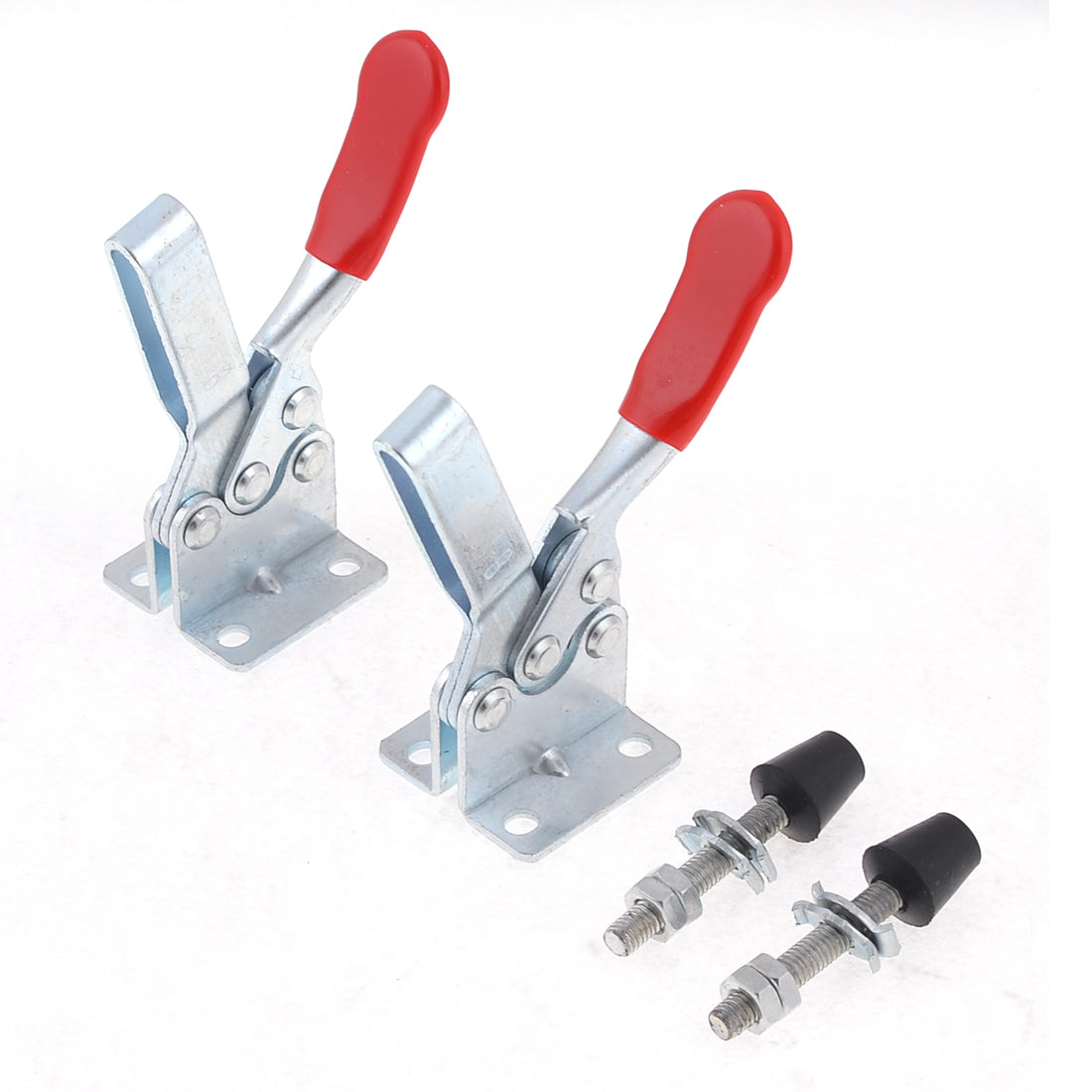 Harfington 2 Pcs GH-201B 900N Capacity Quick Holding Horizontal Toggle Clamp