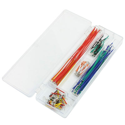 Harfington 140Pcs 0.4cm-12.5cm Length Colored Flexible Solderless Breadboard Jumper Wires
