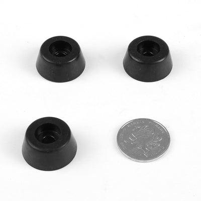 Harfington 12pcs Rubber Feet Bumpers Furniture Table Amplifier Speaker Cabinet Leg Pads, D21x18xH10mm