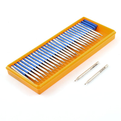 Harfington 30 Pcs Alloy Shank Sphere Head Diamond Mounted Point Grinder 1.5mm x 3mm
