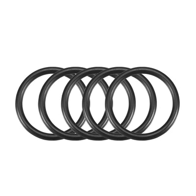 Harfington Nitrile Rubber O-Rings, Metric Buna-N Sealing Gasket 50Pcs