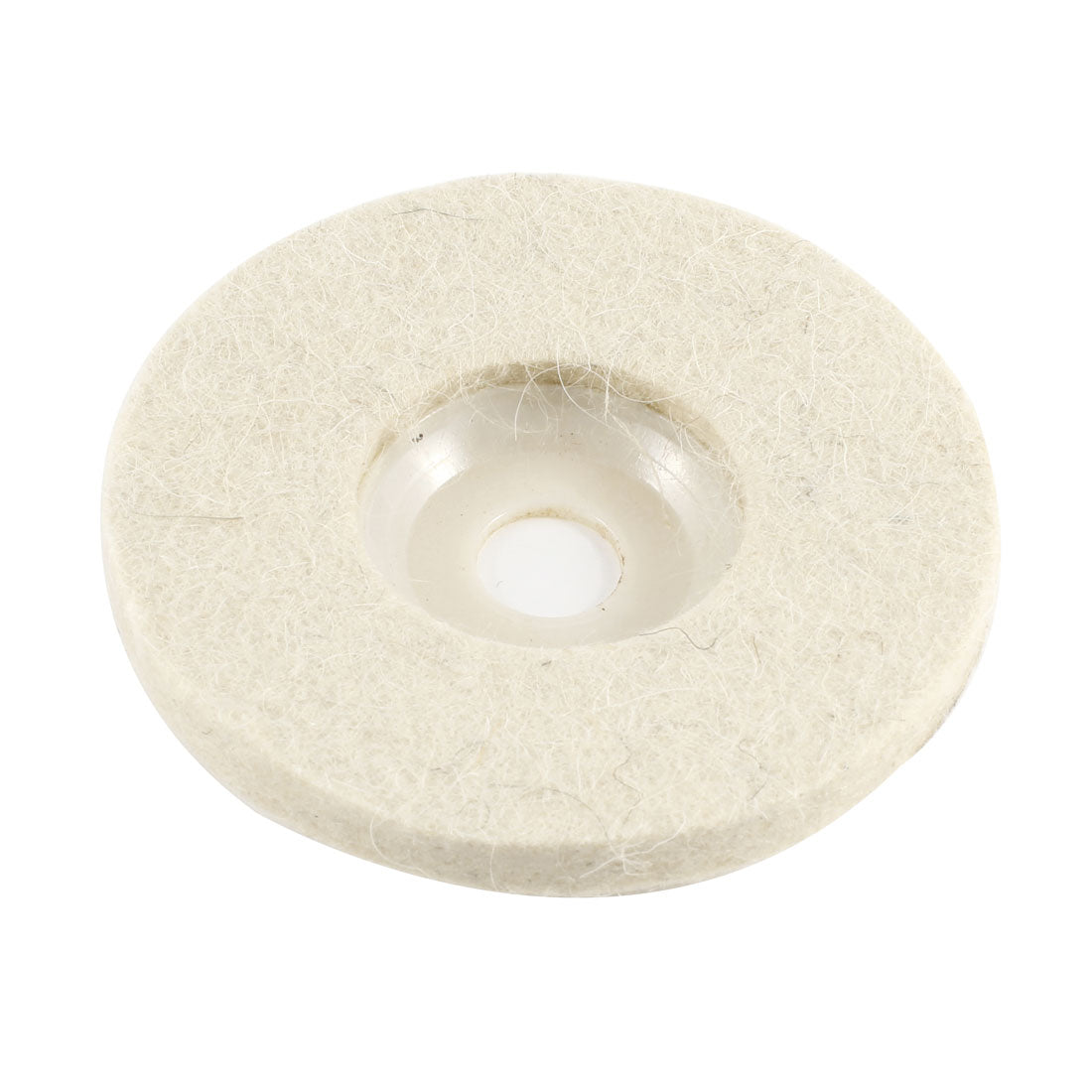 Harfington grey white  Felt Polishing Disc Wheel Pad 100mmx9mmx16mm