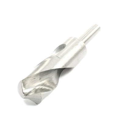 Harfington Silver Tone HSS Helical Groove 30mm Cutting Dia Milling End Mill