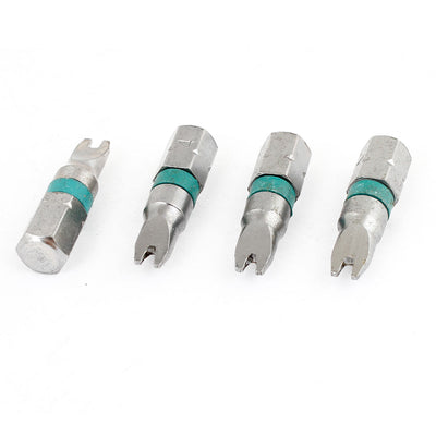 Harfington 4 Pcs Magnetic U4 Tip Spanner Screw Driver Bit Tool