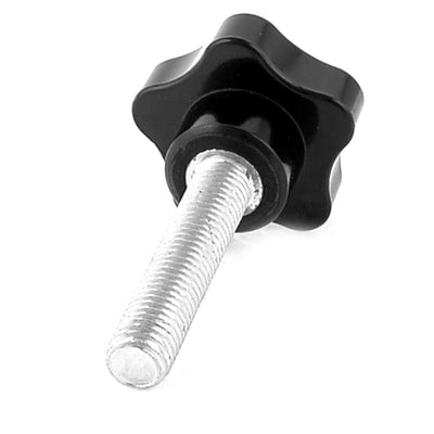 Harfington 10mm Diameter 2" Length Thread Star Shaped Head Clamping Screw Knob