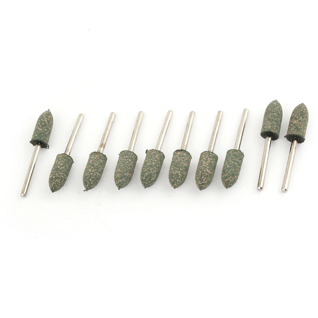 Harfington 8mm Dia Abrasive Bit Polishing Tool Cone Shape Point Grinding Head 10 Pcs