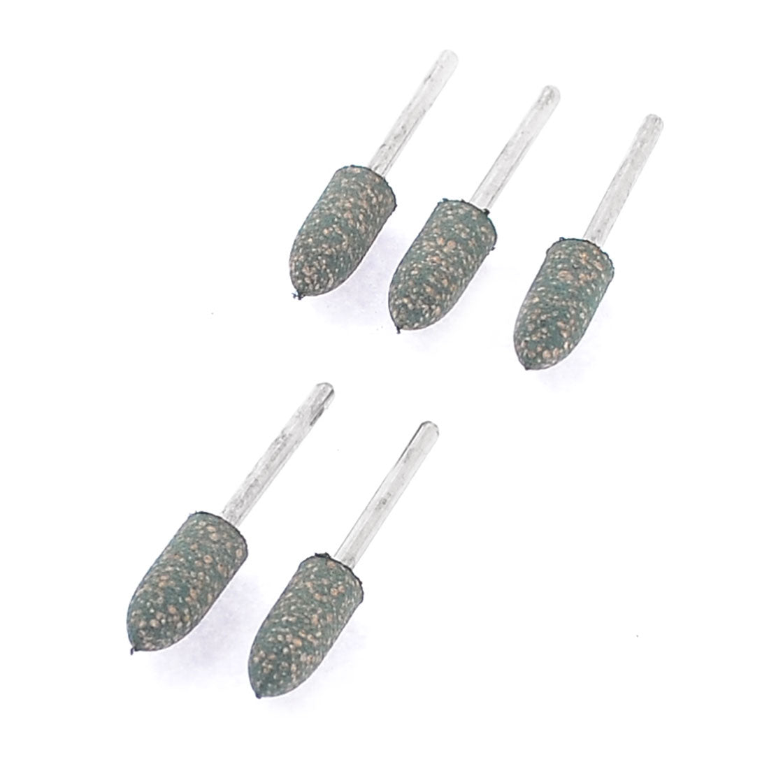 Harfington 8mm x 20mm Head Abrasive Bit Metal Shaft Polishing Cone Shape Point 5 Pcs