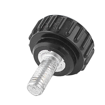 Harfington M6 x 15mm Male Thread Round Clamping Knob 28mm Height