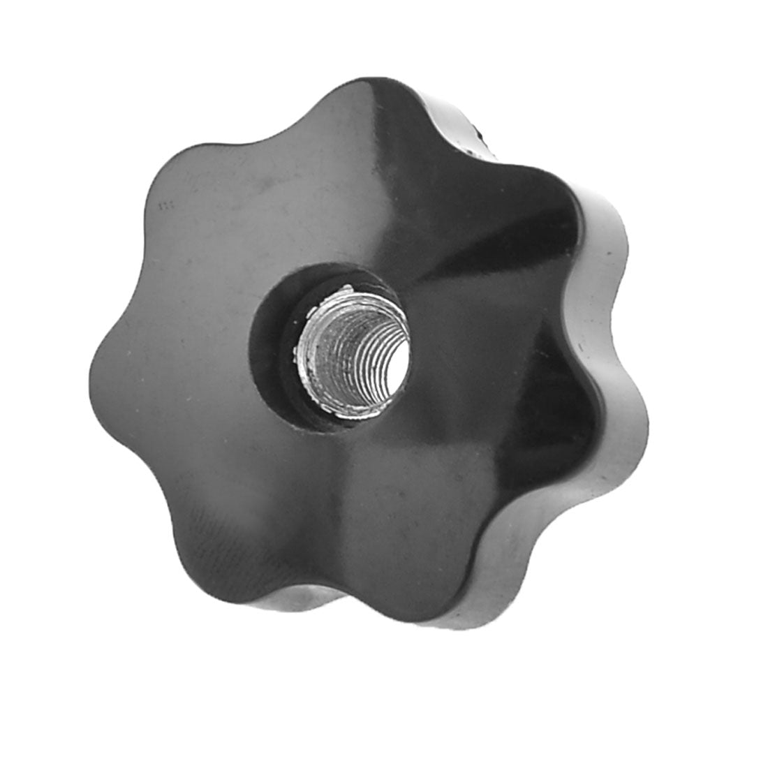 Harfington 8mm Dia Female Thread Plastic 40mm Dia 7 Point Head Clamping Knob