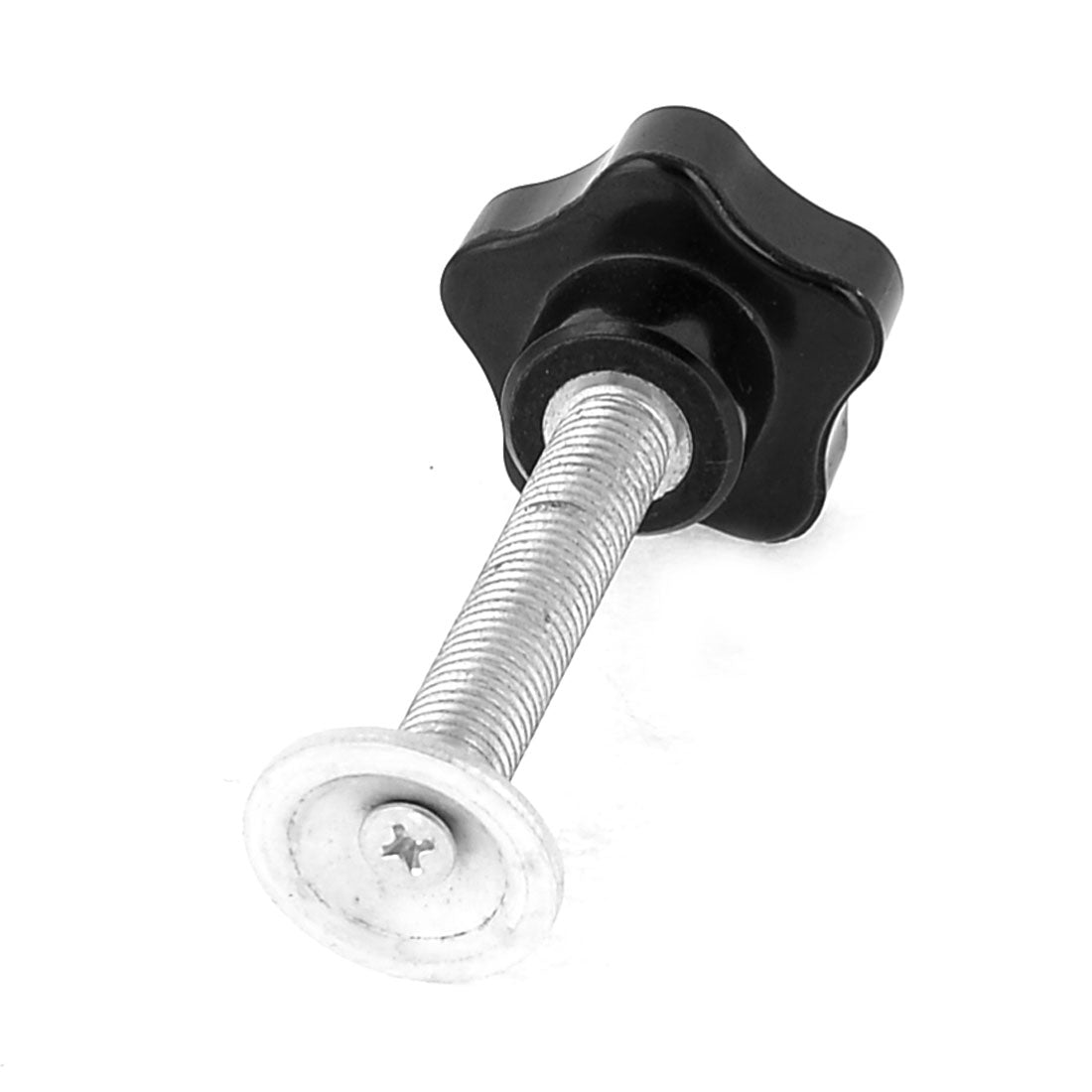 Harfington M10 x 60mm Male Thread Plastic Star Head Clamping Knob Grip