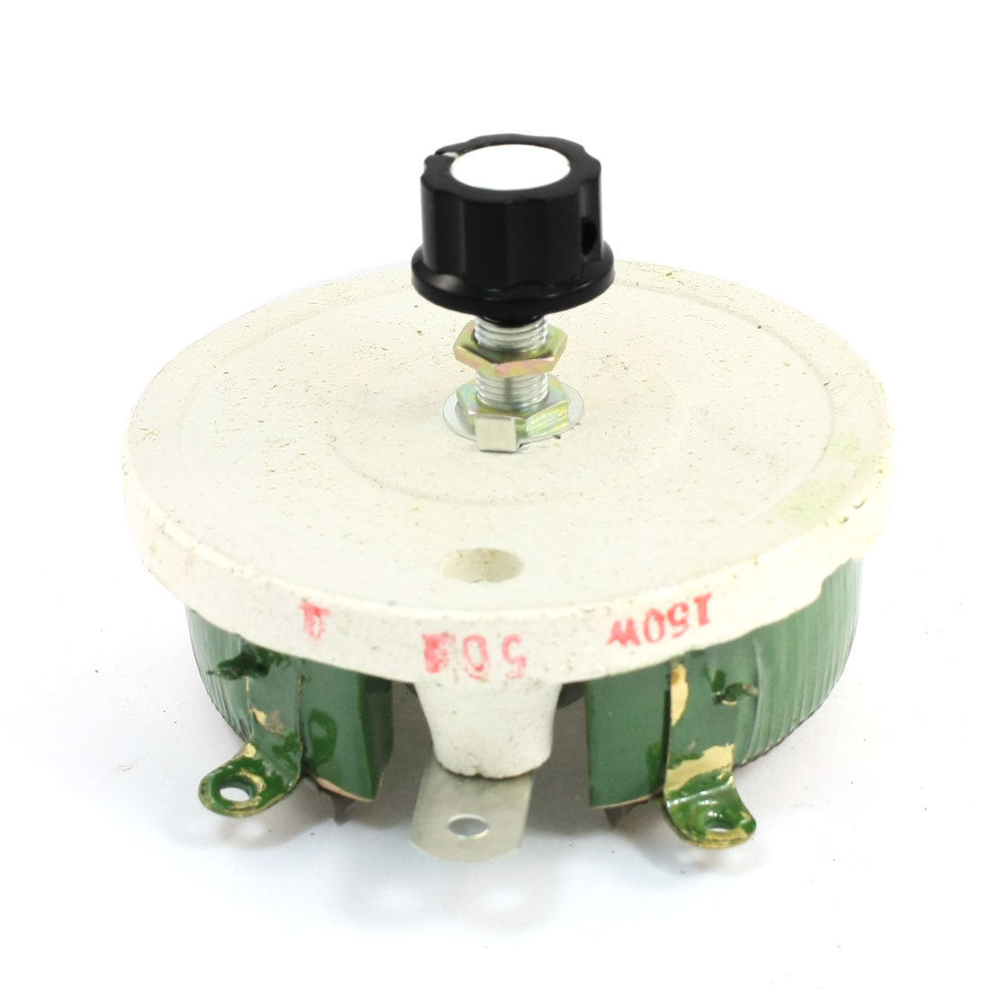 Harfington 150W 50ohm Ceramic Wirewound Potentiometer Taper Pot Resistor Rheostat