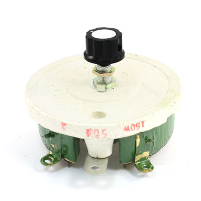 Harfington 150W 50ohm Ceramic Wirewound Potentiometer Taper Pot Resistor Rheostat