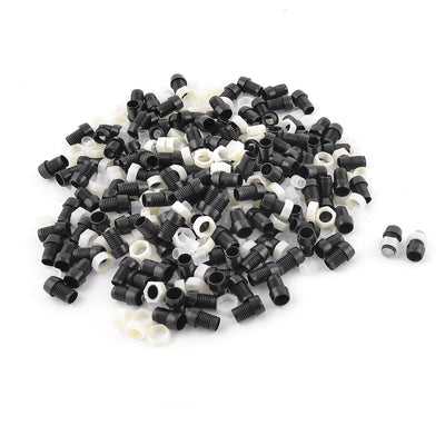 Harfington 150 Pieces Black Plastic 5mm LED Lamp Light Mounting Holders Panel