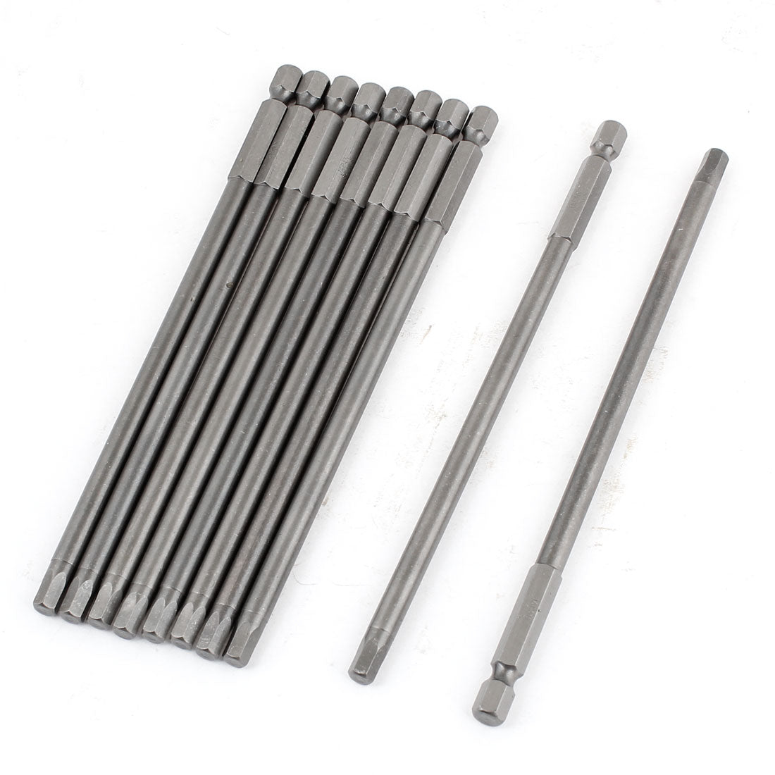 Harfington 10 Pcs 5mm Tip 5.9" Length Magnetic Hex Head Screwdriver Bits
