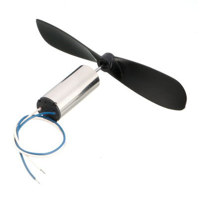 Harfington +C DC 3.7V 40000RPM 100mA 7 x 16mm Motors W Helicopter Propellers 2pcs