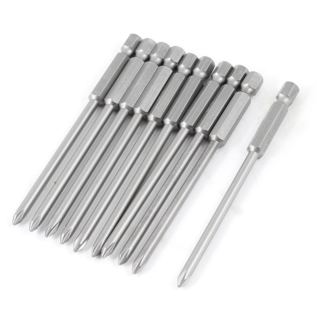 Harfington 1/4" Hex Shank Magnetic Cross Tip Phillips Driver Bit PH1 10 Pcs