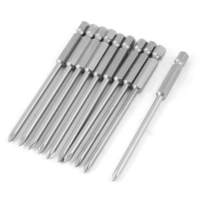 Harfington 1/4" Hex Shank Magnetic Cross Tip Phillips Driver Bit PH1 10 Pcs