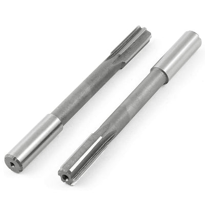 Harfington 2 Pcs 11mm Straight Shank 6 Flute 11mm Cut Dia HSS Cutter Machine Reamer