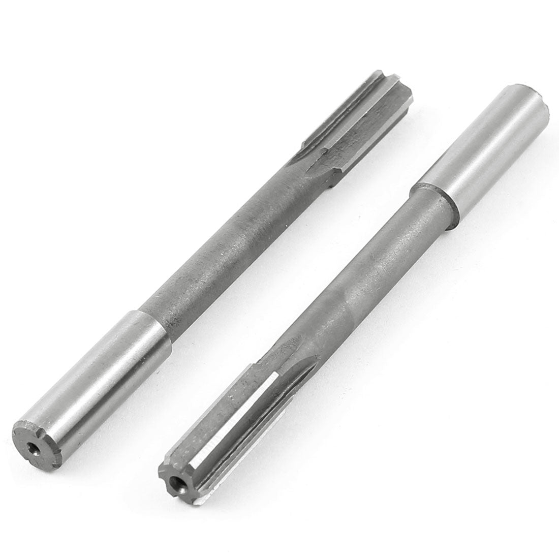 Harfington 2 Pcs 11mm Straight Shank 6 Flute 11mm Cut Dia HSS Cutter Machine Reamer