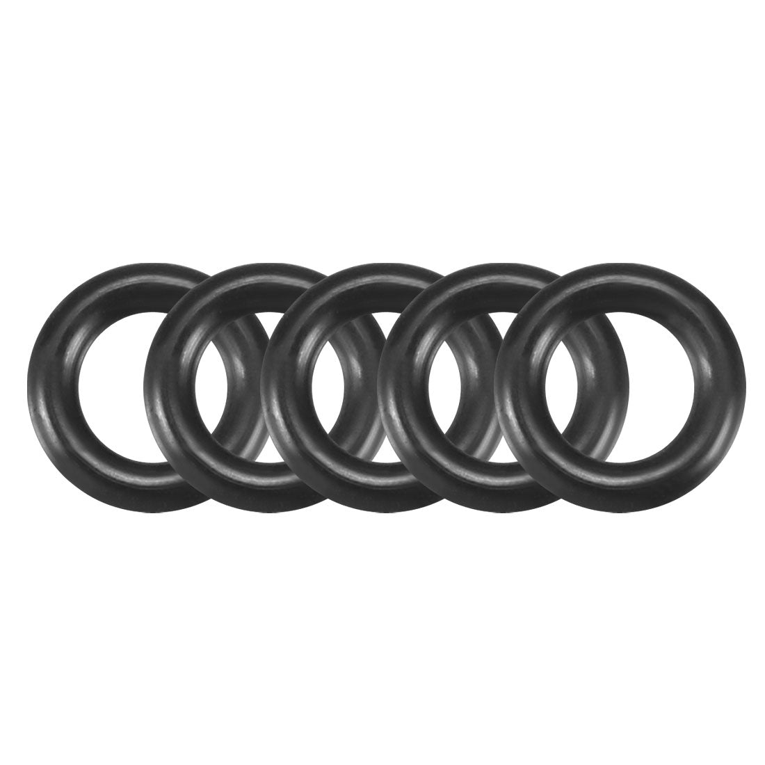 Harfington Nitrile Rubber O-Rings, Metric Nitrile Rubber Sealing Gasket Black Pack of 30