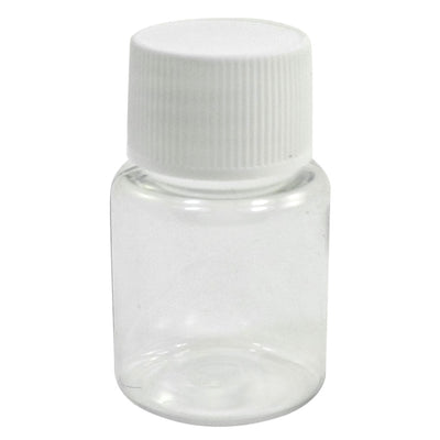 Harfington 15ML Capacity Laboratory Storage Clear Plastic Widemouth Bottle