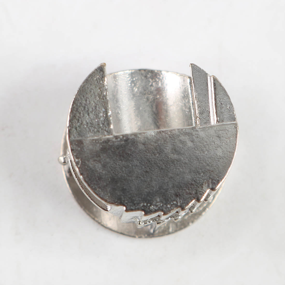 Harfington 15 Pcs Silver Tone 15mm Diameter Furniture Cam Lock Screw Fittings