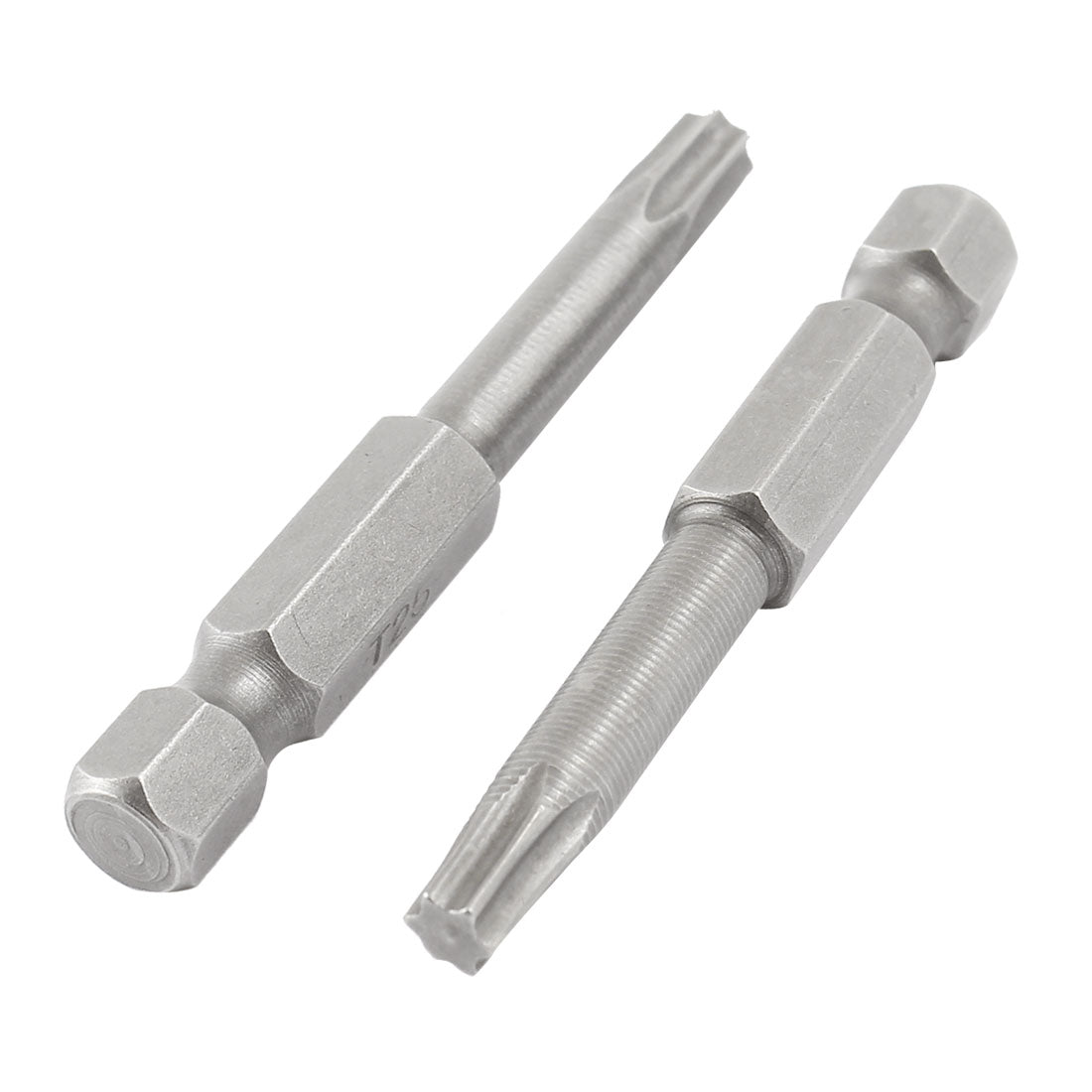 Harfington 2 Pcs T25 Magnetic 4.3mm Tip 6.3mm Hexagon Shank Metal Torx Screwdriver Bits