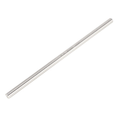 Harfington 8mm x 200mm Steel Round Rod Lathe Turning Tool Bar Silver grey