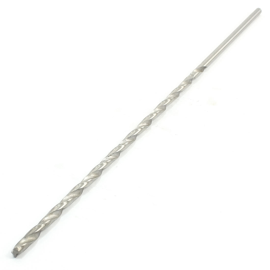Harfington Silver Tone HSS Straight Shank 5mm Extension Twist Drill Bit 12"