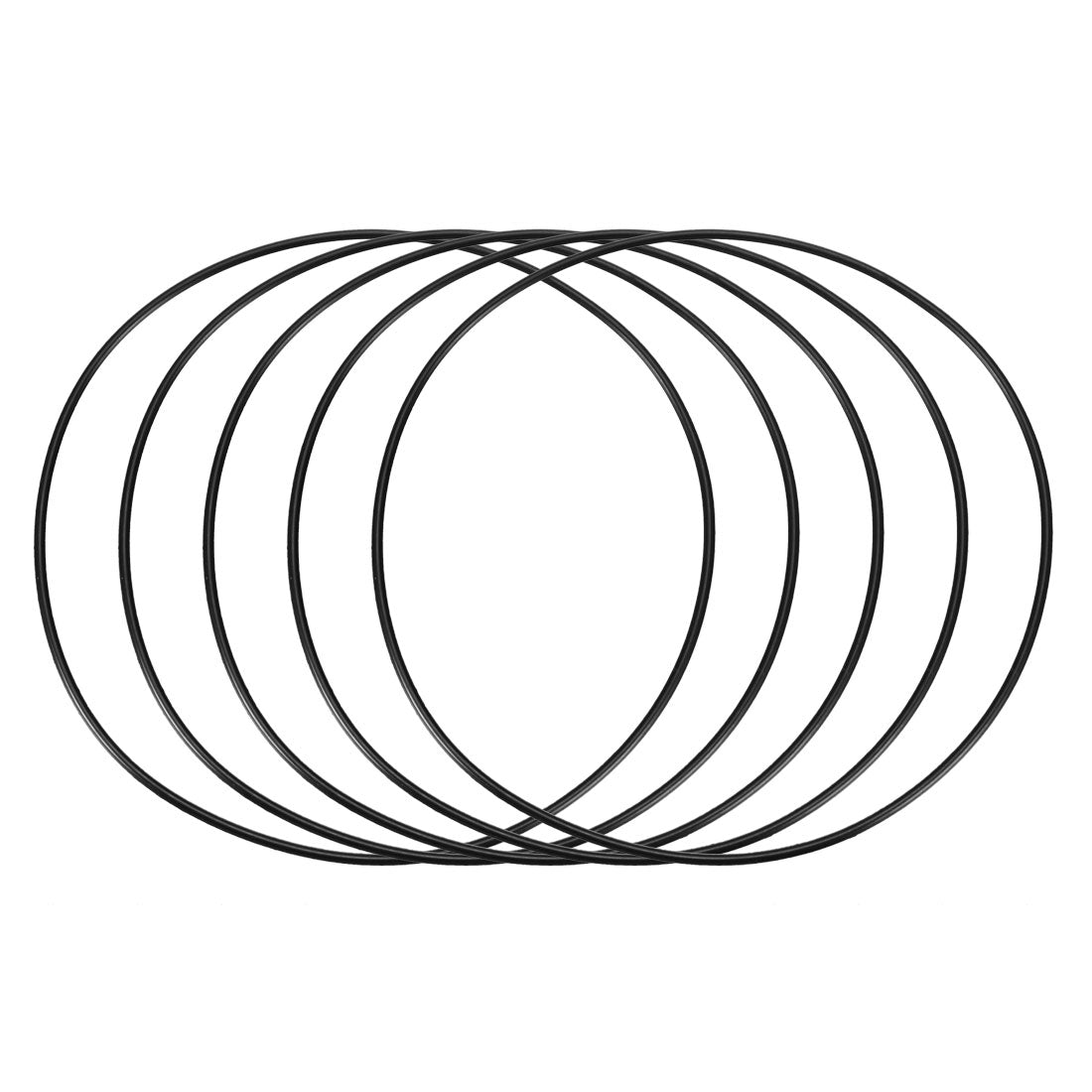 Harfington Nitrile Rubber O-Rings Metric Buna-N Sealing Gasket 5Pcs