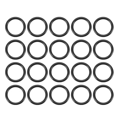 Harfington Nitrile Rubber O-Rings, Metric Buna-N Sealing Gasket, 20Pcs