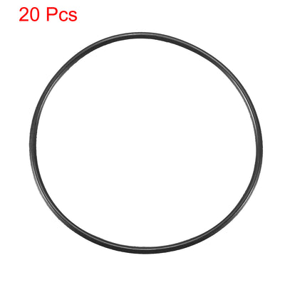 Harfington Nitrile Rubber O-Rings, Metric Buna-N Sealing Gasket, 20Pcs