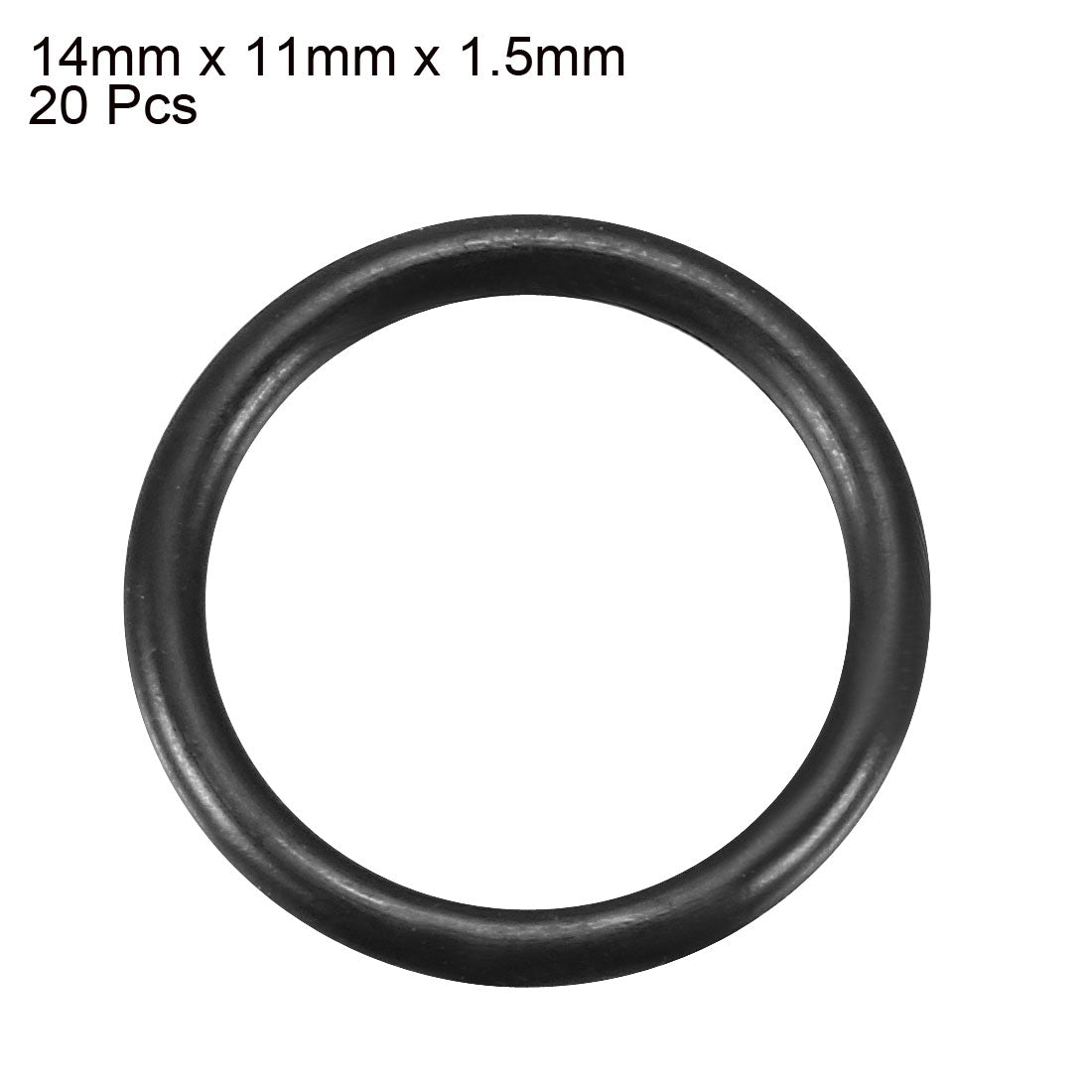 Harfington Nitrile Rubber O-Rings, Metric Buna-N Sealing Gasket, 20Pcs
