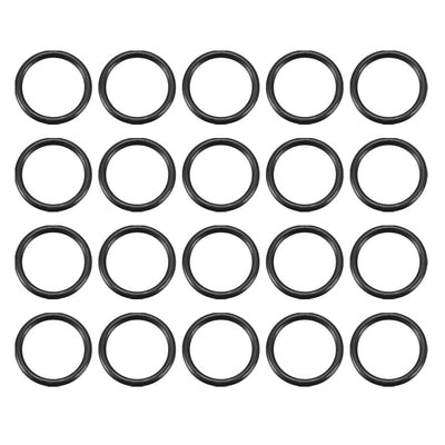 Harfington Nitrile Rubber O-Rings, Metric Buna-N Sealing Gasket, 20Pcs