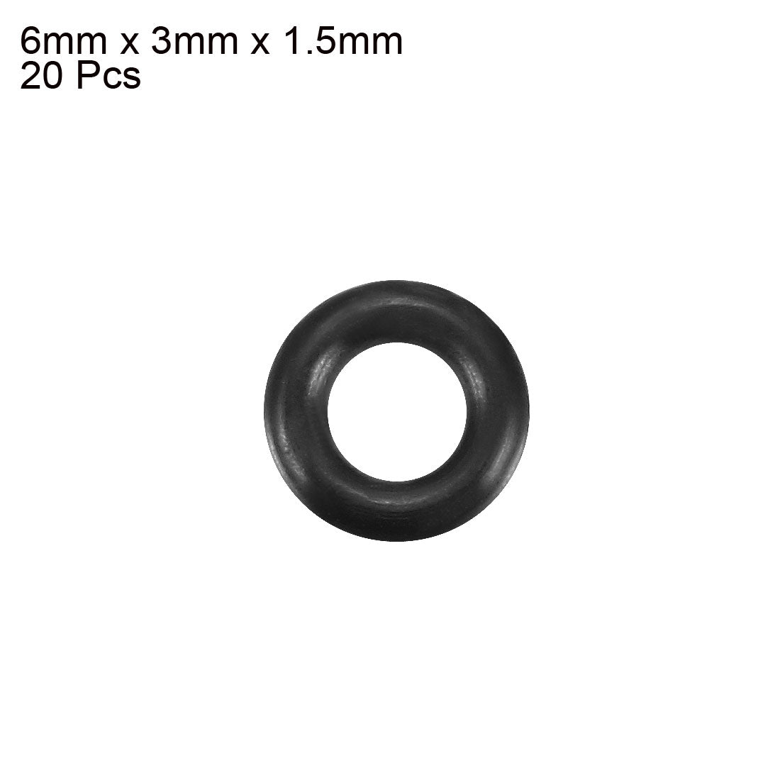 Harfington Nitrile Rubber O-Rings, Metric Buna-N Sealing Gasket, 20Pcs