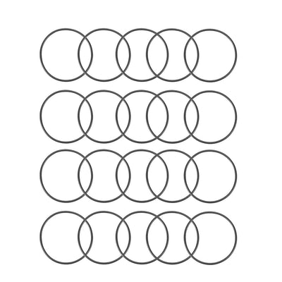 Harfington Nitrile Rubber O-Rings, Metric Buna-N Sealing Gasket, 20Pcs