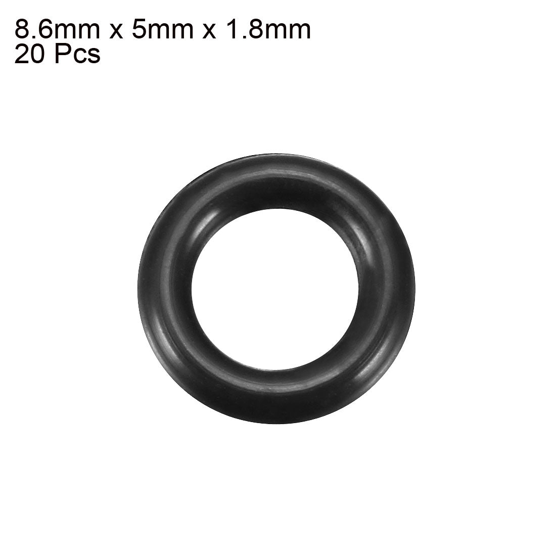 Harfington Nitrile Rubber O-Rings, Metric Buna-N Sealing Gasket, 20Pcs