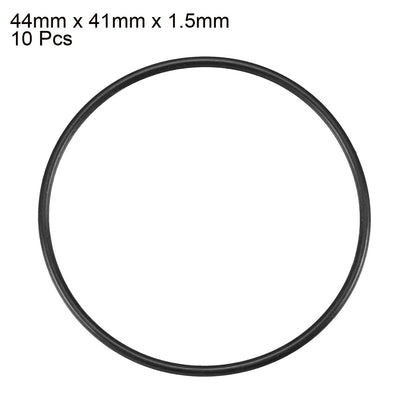 Harfington Nitrile Rubber O-Rings Metric Buna-N Sealing Gasket Black, 10Pcs