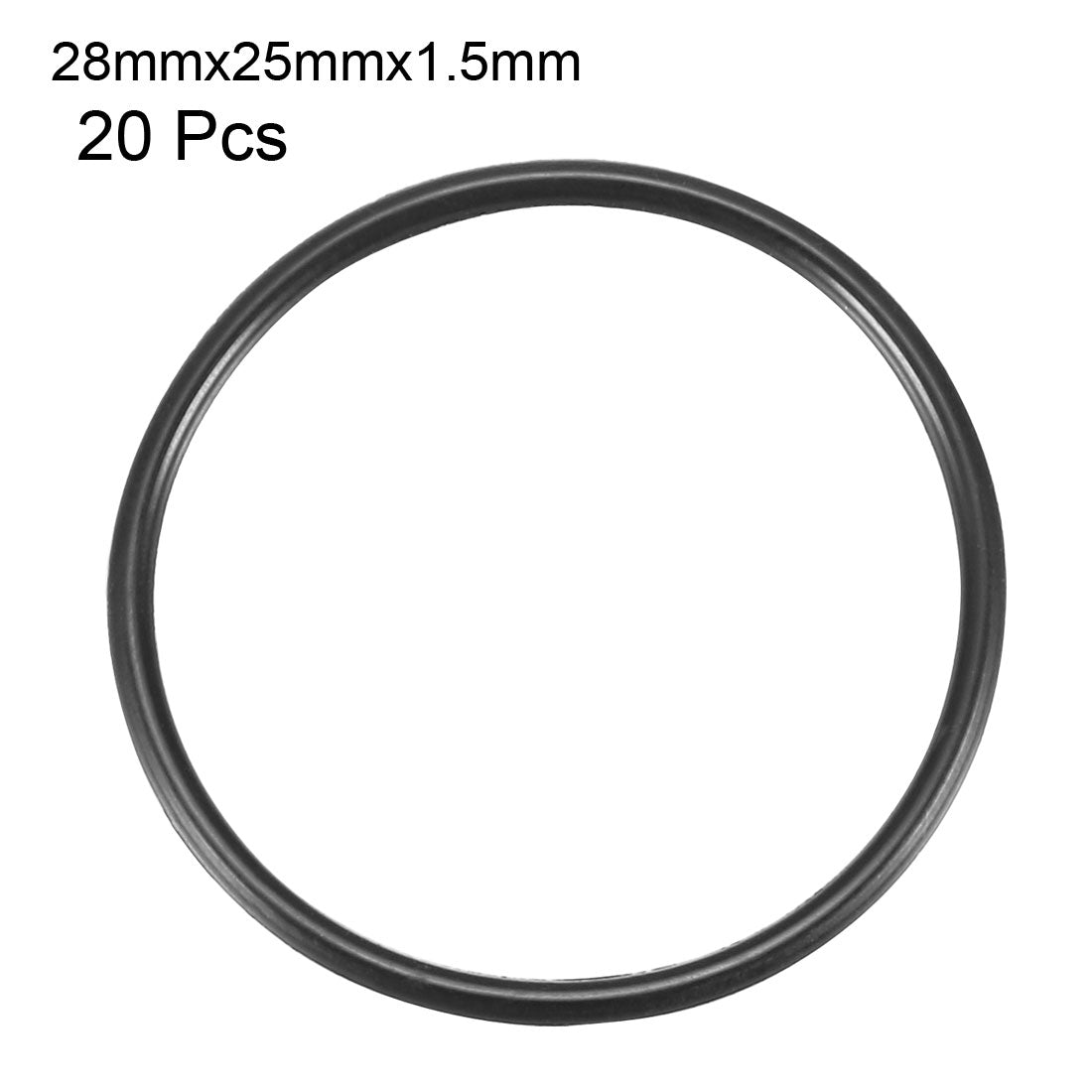 Harfington Nitrile Rubber O-Rings Metric Buna-N Sealing Gasket, 20Pcs