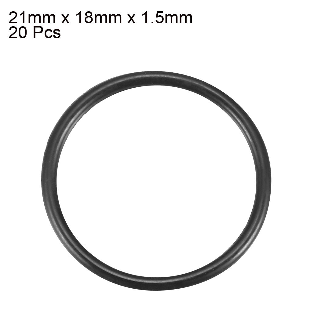 Harfington Nitrile Rubber O-Rings Metric Buna-N Sealing Gasket, 20Pcs