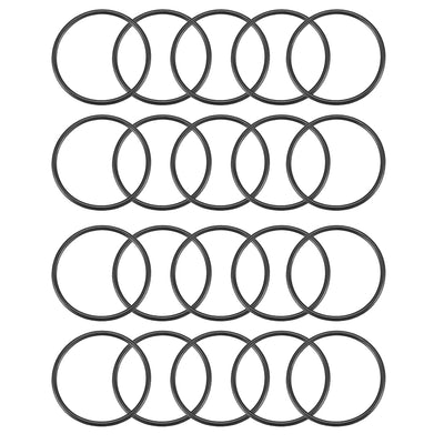 Harfington Nitrile Rubber O-Rings Metric Buna-N Sealing Gasket, 20Pcs