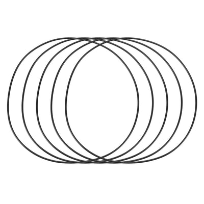 Harfington Nitrile Rubber O-Rings Metric Buna-N Sealing Gasket 5Pcs